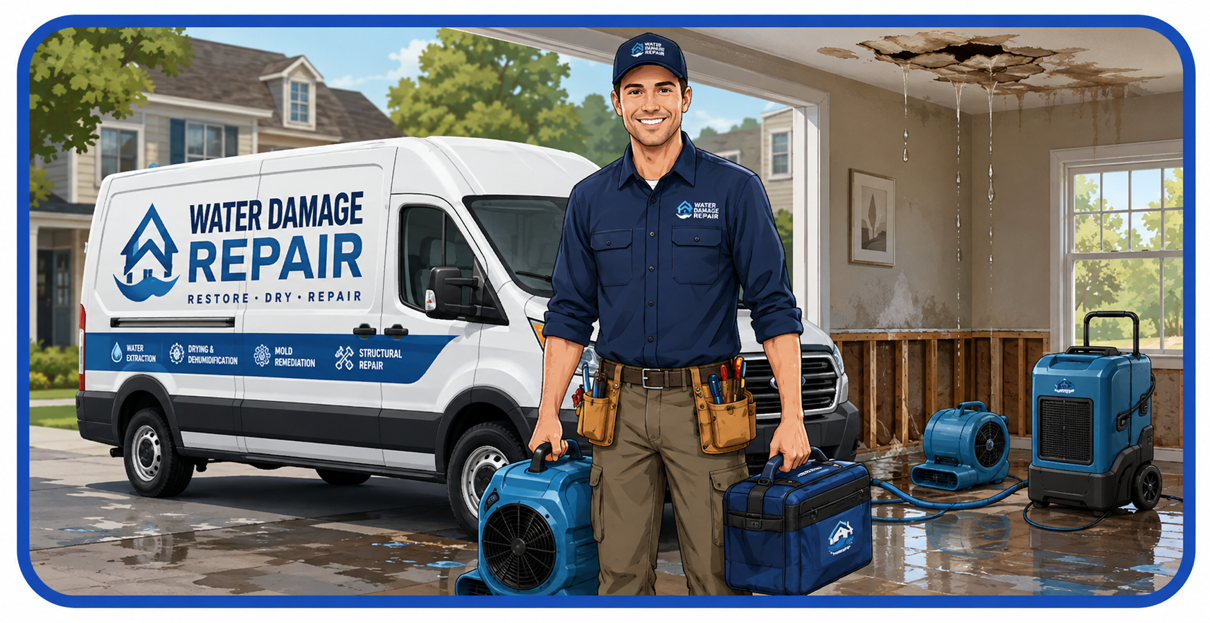 Professional Burst Pipe Cleanup Service
